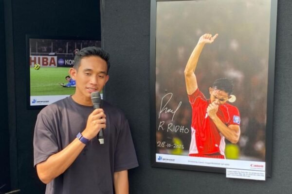Kenangan Emosional Ridho di Pameran Foto: Merayakan Momen Melawan Bahrain